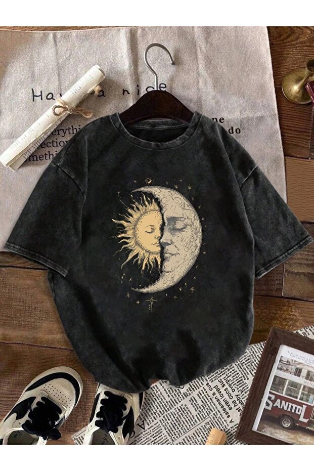 Unisex Text Printed T-Shirt – Round Neck, Short Sleeve, Casual