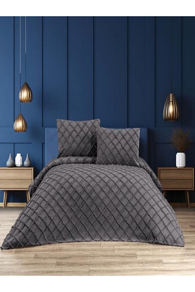 Cotton Double 3-Piece 240X260 Bedspread with 2 Pillowcases
