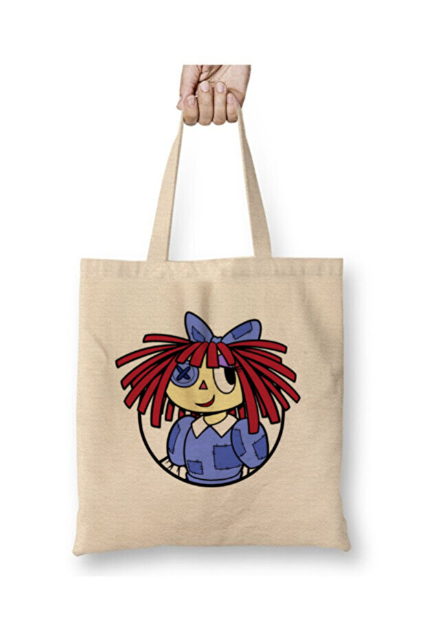 The Amazing Digital Circus Ragatha White Tote Bag Long Handle Shopping Bag Beach Bag