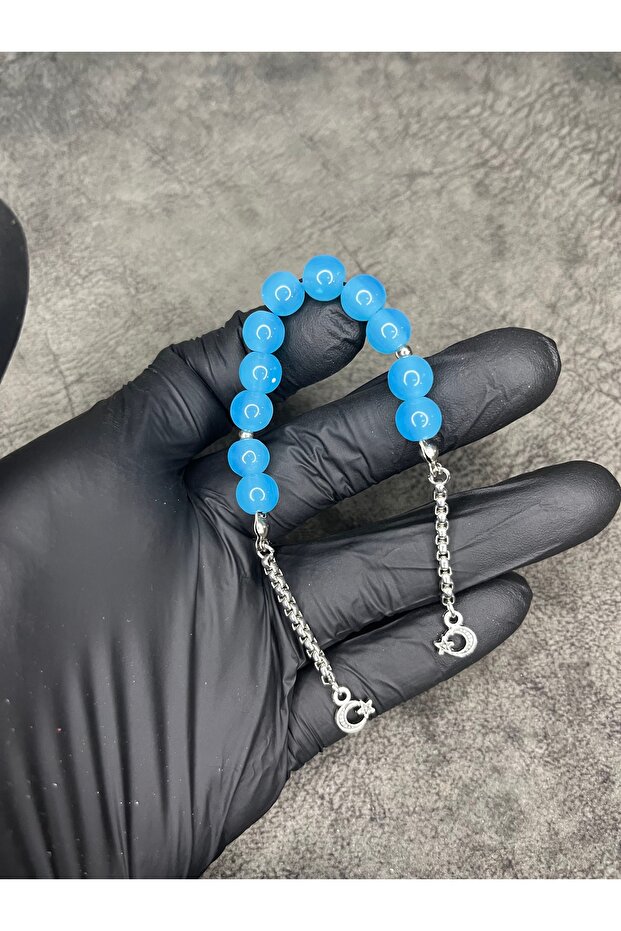 Zaza Sallamalık Glass Beads Natural Stone Prayer Beads