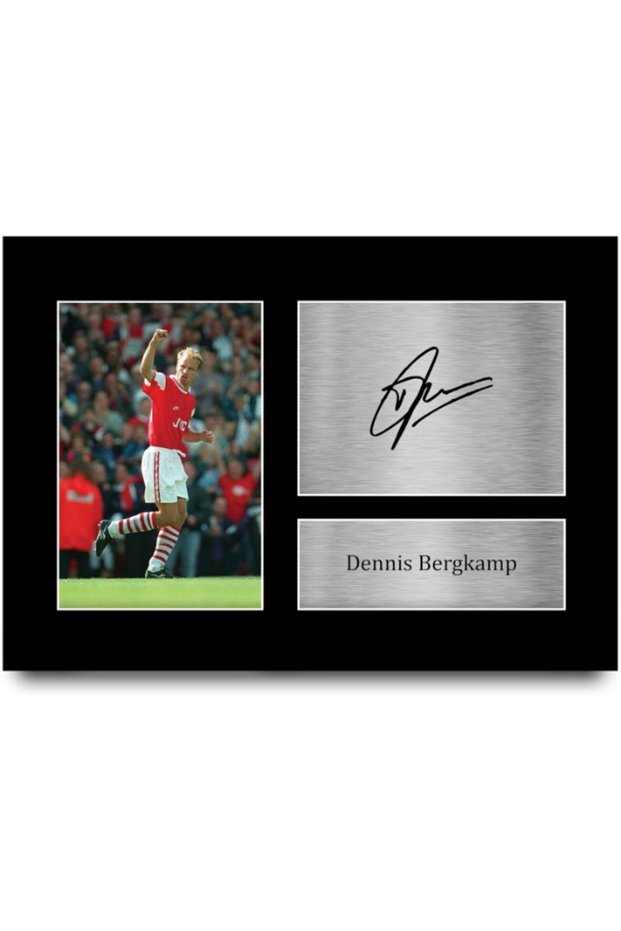 A4 Dennis Bergkamp Gifts Printed Signed Autograph Picture for Football Fans and Supporters - A4