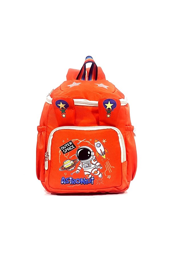 Picture Printed Luxury Fabric and Lined Kindergarten and Nursery Bag
