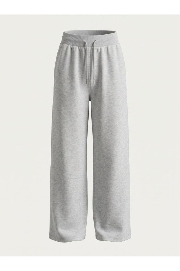 Women's Wide Leg Palazzo Tracksuit with Elastic Waist 22143