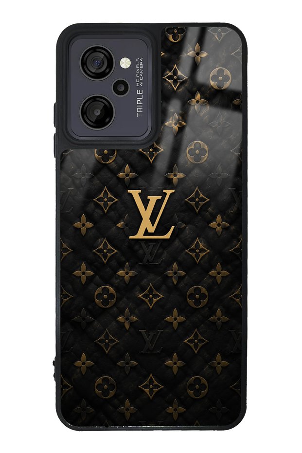 Casper M40 Black Gold Lv Design Glossy Phone Case