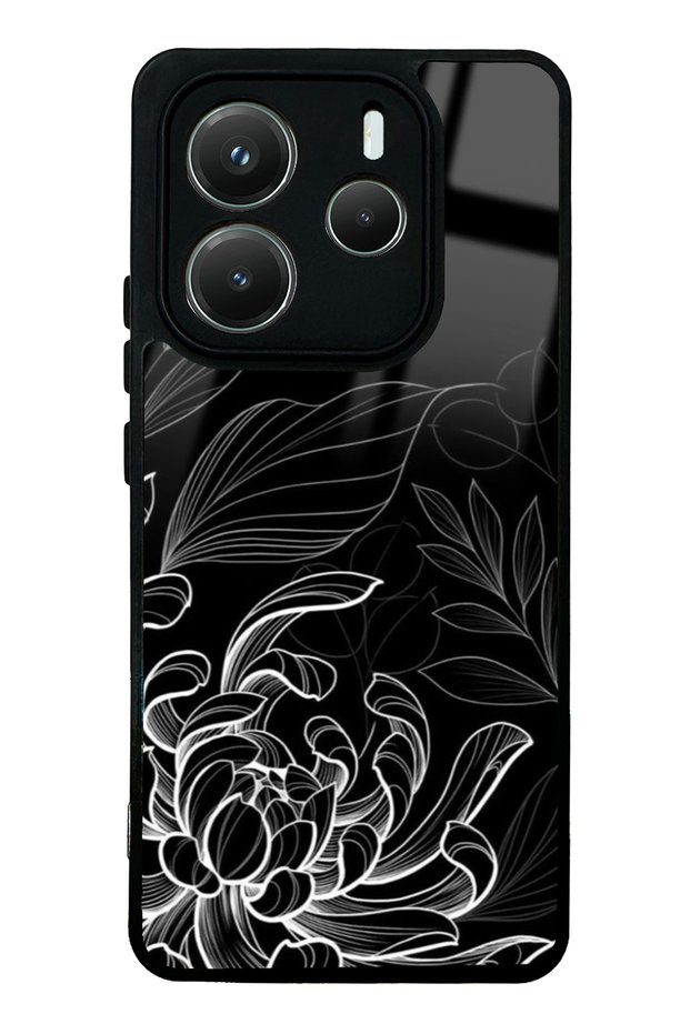 Xiaomi Redmi Note 14 5g Moonlight Leaves Design Glossy Phone Case