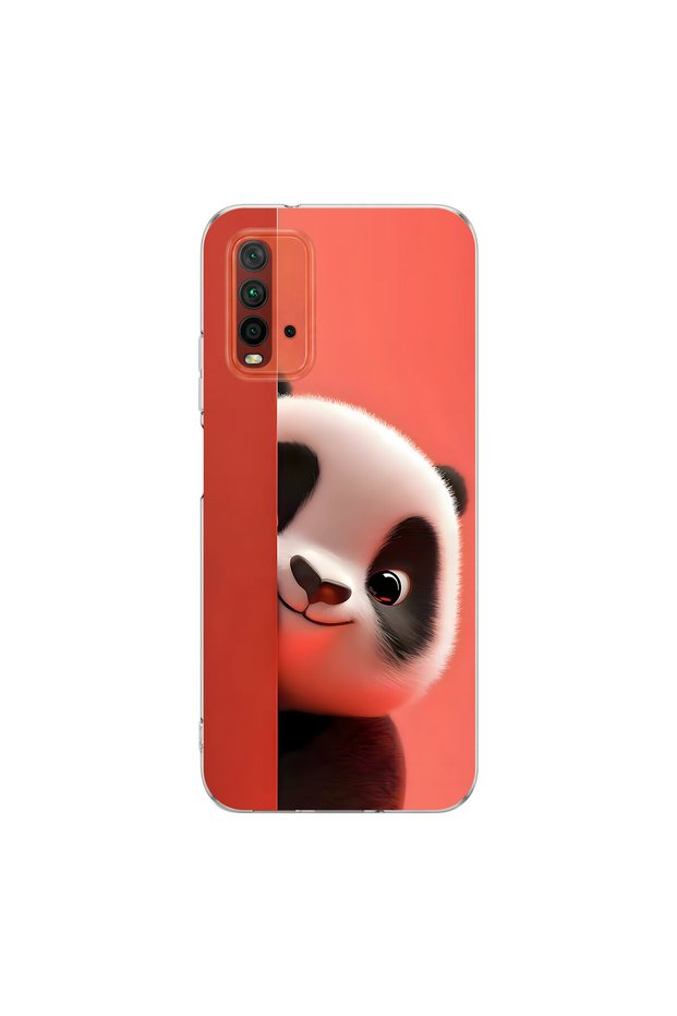 Redmi 9t Compatible Plush 4 Design Transparent Case