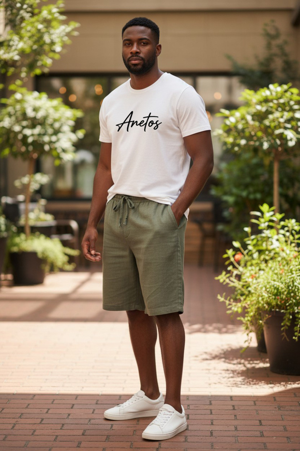 Green Muslin Fabric Summer Sweat-Repellent Cotton Unisex Sort