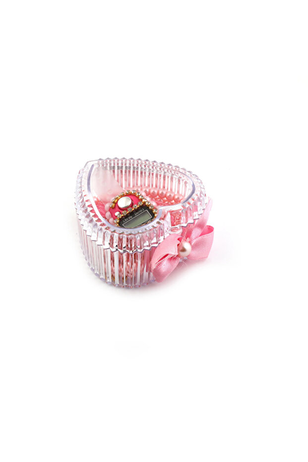 Heart-Shaped Box Zikirmatik Prayer Beads Set