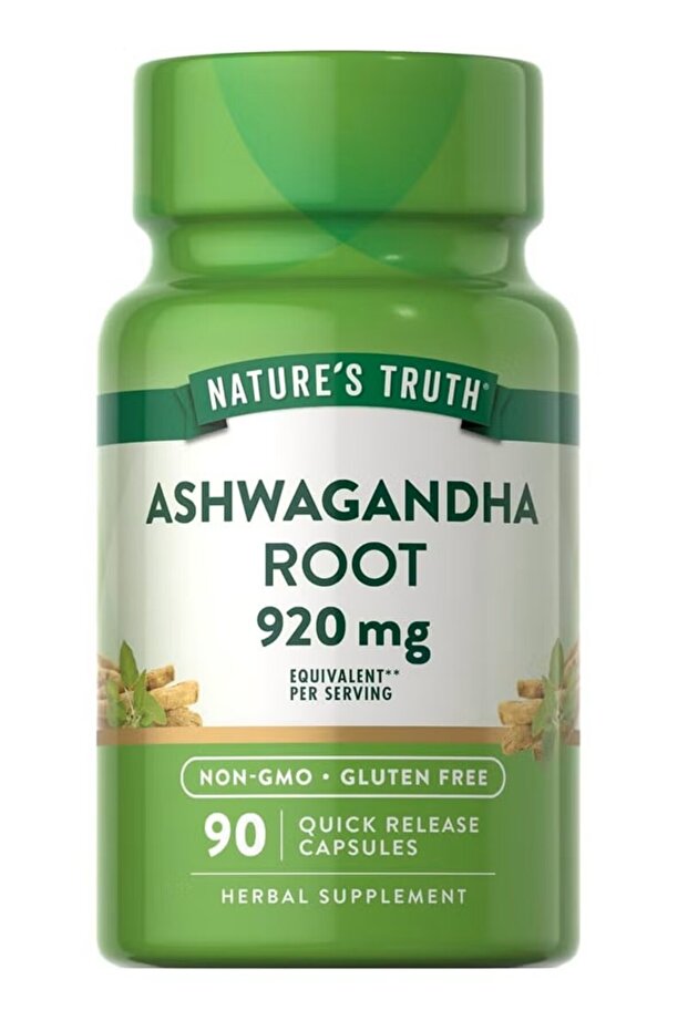 Ashwagandha 920mg 90 Softgels Herbal Stress Support Wellness Balance Energy Vitality Supplement