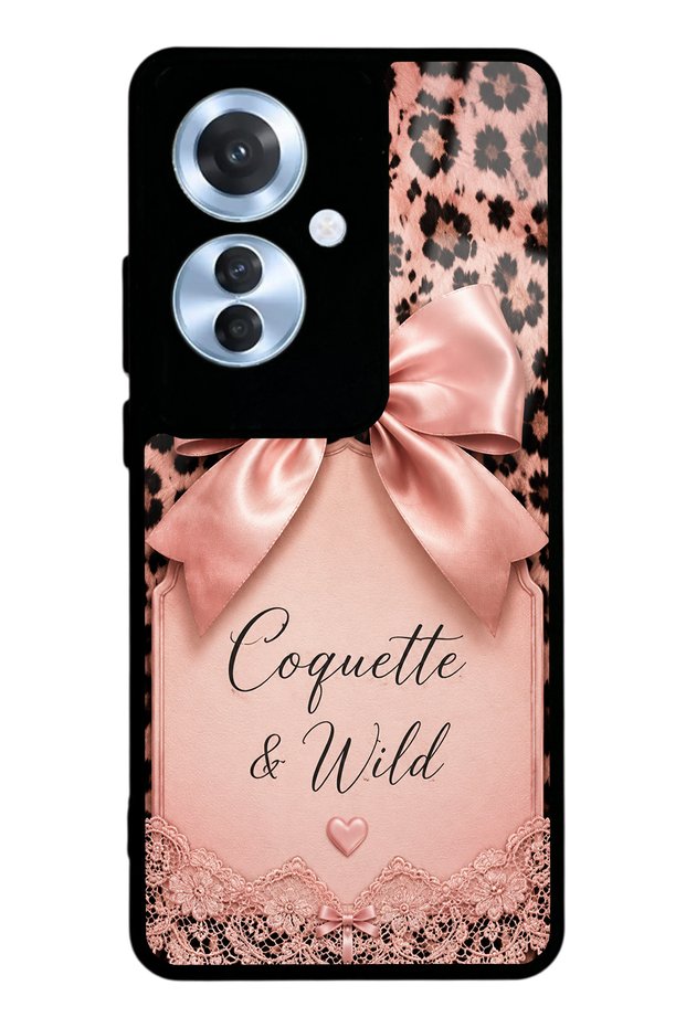Oppo Reno 11F Coquette Wild Bow Design Glossy Phone Case