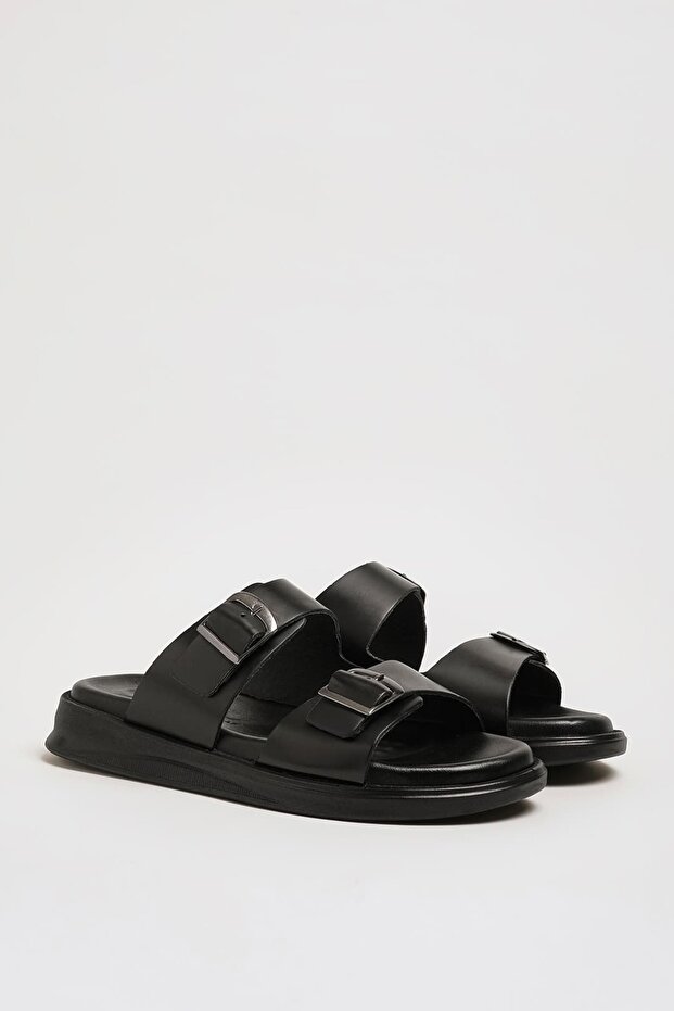 Arden Model Genuine Natural Leather Eva Sole Slippers