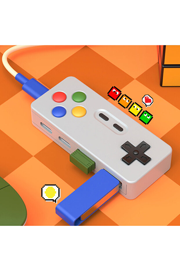 4in1 Gamepad Modelling HUB Game Controller Computer USB Type-C USB-C Interface Adapter For Laptop... - 2