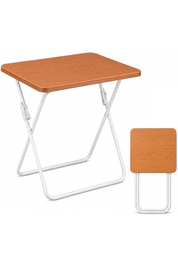 Folding Table 60x40x70cm Multifunction Table | Side Table for Laptop Computer Desk, Coffee & Dinner Tabler Foldable wooden Camping Portable Office, Home Table