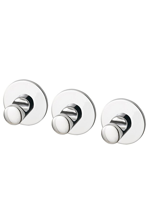 SKOGHALL Hook, self-adhesive, chrome-plated