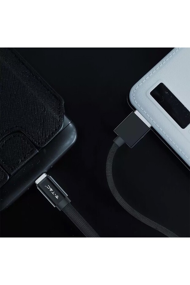 Cablu Micro USB Ediția Ruby 1 m, 2.4A, Negru - 4