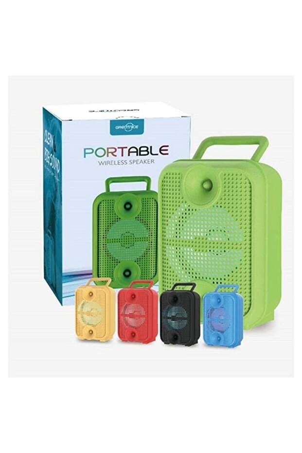 GTS 1881 Rechargeable Wireless Portable Bluetooth Speaker With Lightening Effects