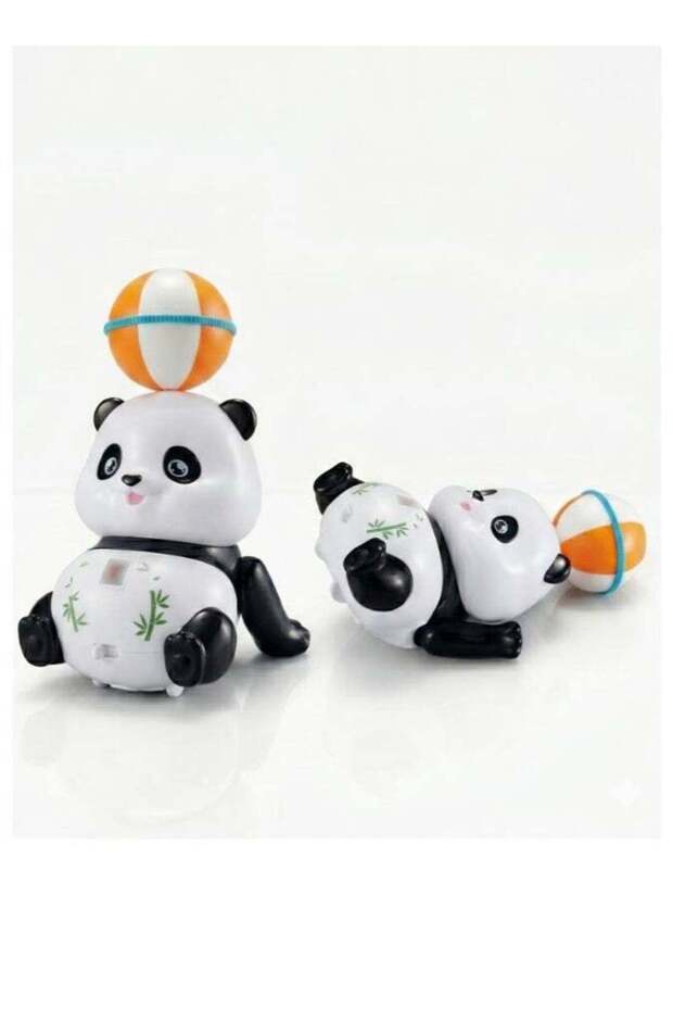 Smart Panda Interactive Balance Toy with 360° Stunt Spin, Lights & Sound Effects, White and Black