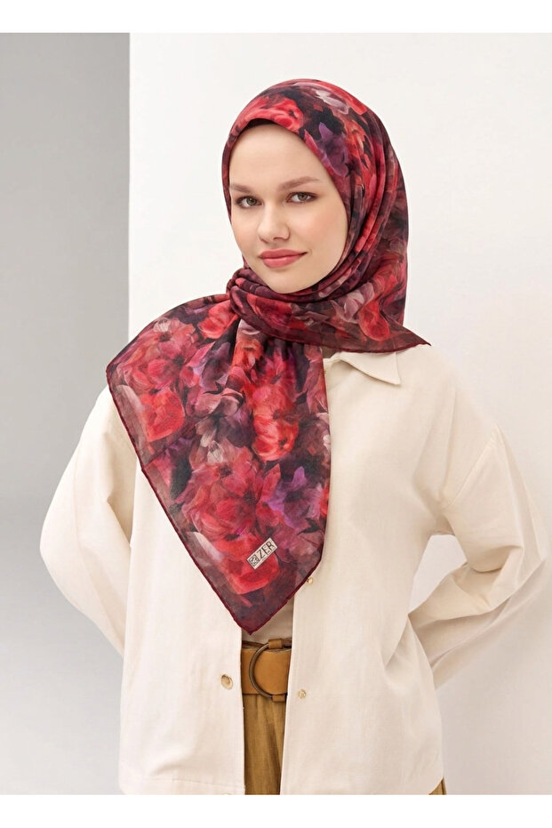 Organic Cotton Viscose Scarf Special Design Each Scarf Has a Different Pattern