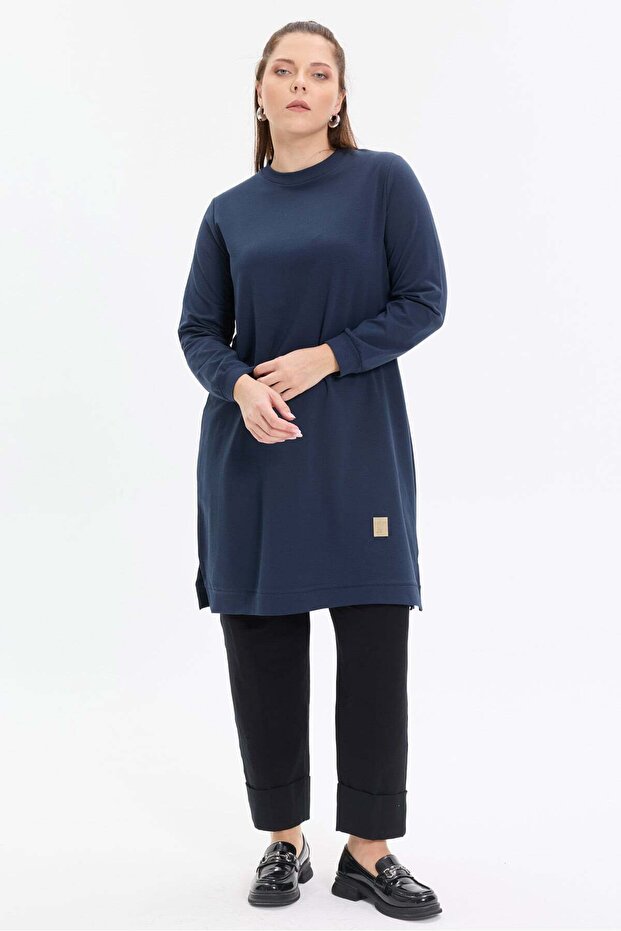 Basic Comfortable Fit Long Women's Tunic