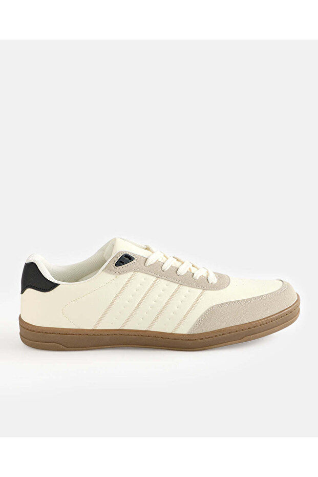 Men White Retro Sneakers