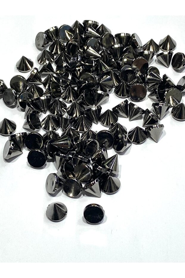 Conical Spike Ornamental Stake | 10 mm Base 8 mm Height | 100 Pieces Anthracite