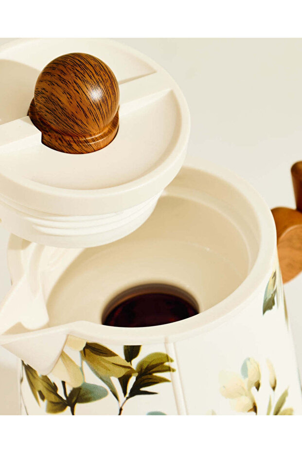 Multicolour Floral Print Vacuum Flask - 2