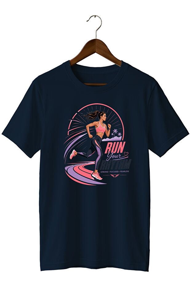 Runner Printed Training T-Shirt Sports T-Shirt
