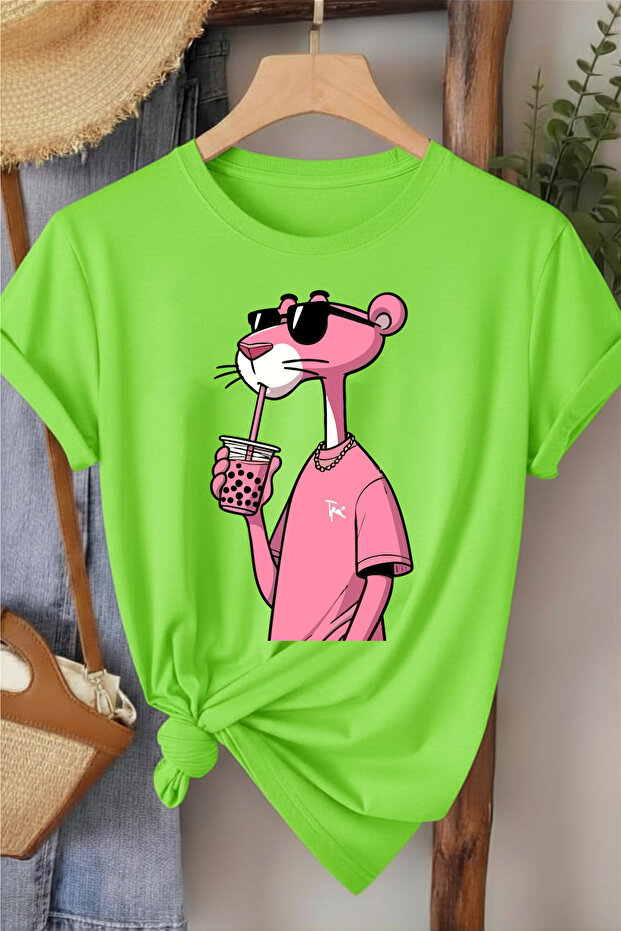 Pink Panther Printed Women's T-Shirt