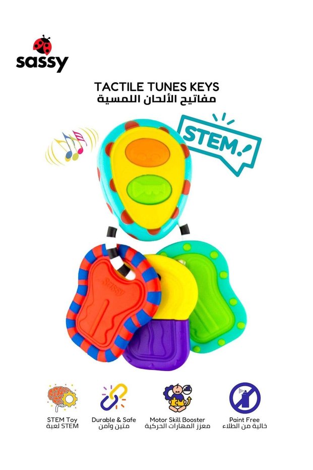 Electronic Keys for Babies – Colorful Portable Toy for 3+ Months