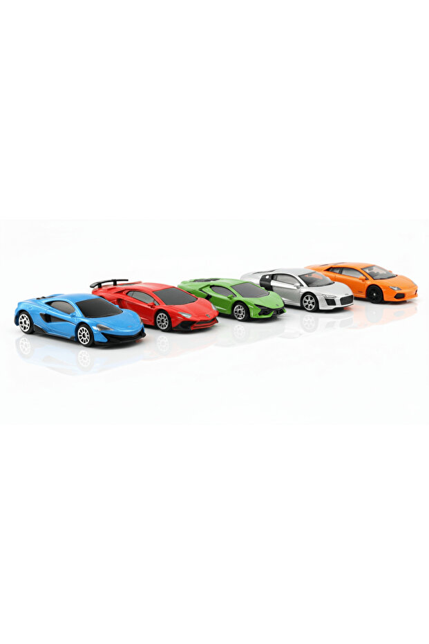 1:64 Diecast Car set 5pc – Mclaren, Audi, Lamborghini