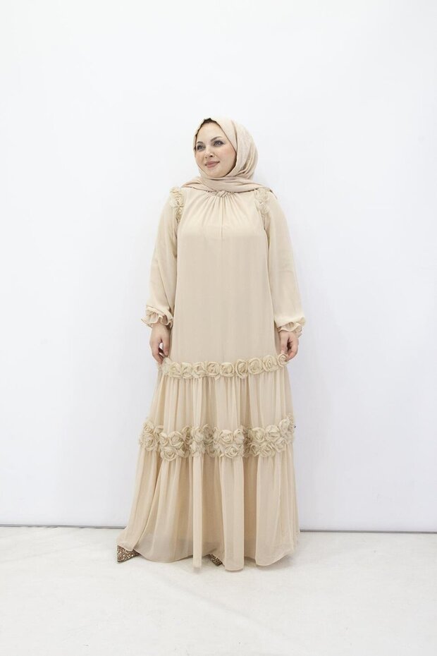 1733 Orhan Chiffon Dress