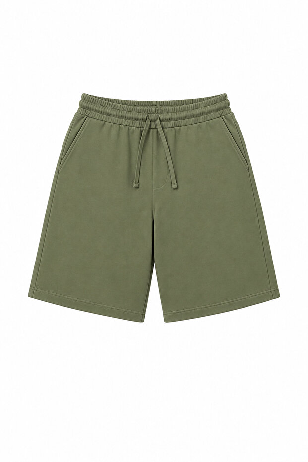 Regular %100 Cotton Basic Shorts Set - 2