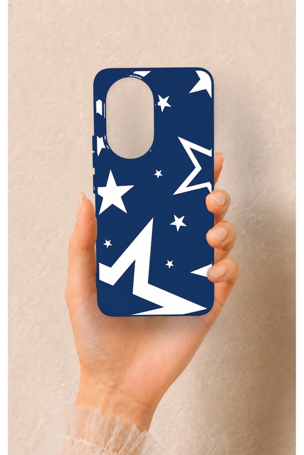 Honor 200 5g Compatible Mega Star Patterned Silicone Case