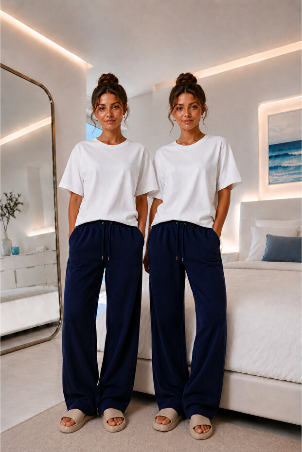 2-Piece Women's Sweatpants Complementing Casual Style Lightweight and Breathable Fabric