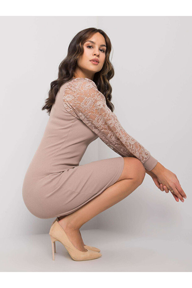 Rochie Dama Bej - 1