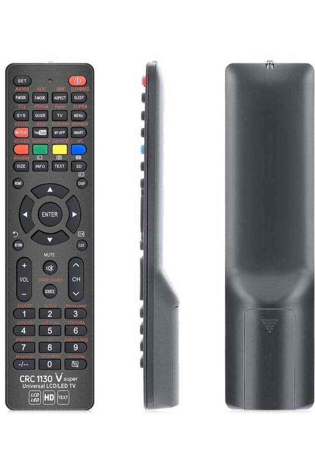 Universal CRC-1130V Remote Control Fits for All Brand LCD LED HD Smart TV