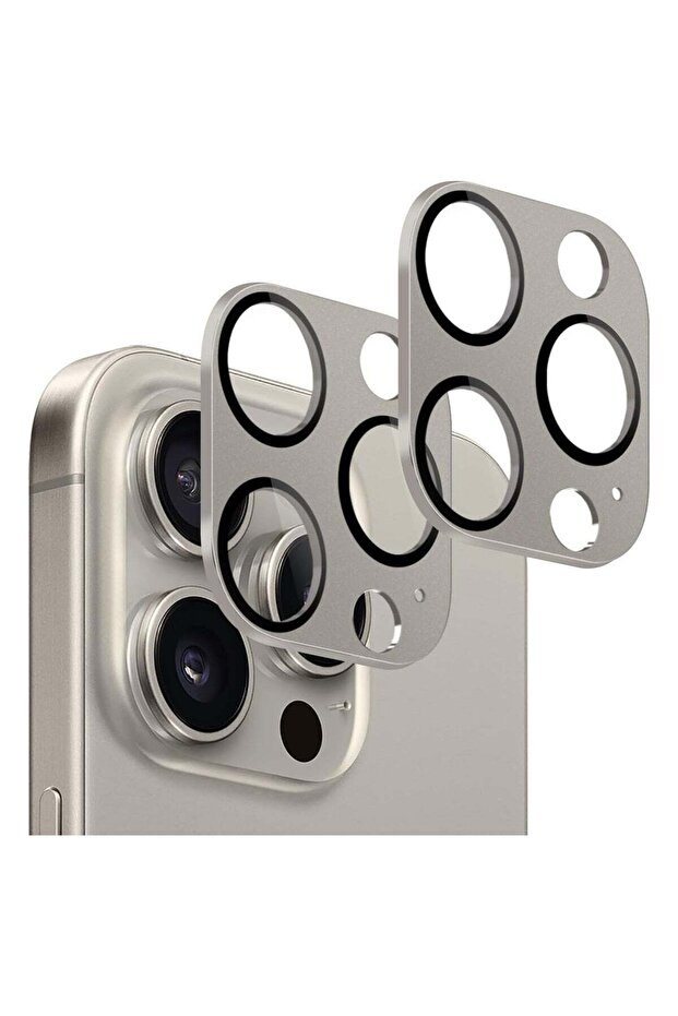 FlexiGlass HD Camera Lens Protector [2-Pack] for Apple iPhone 15 Pro/15 Pro Max (2023)