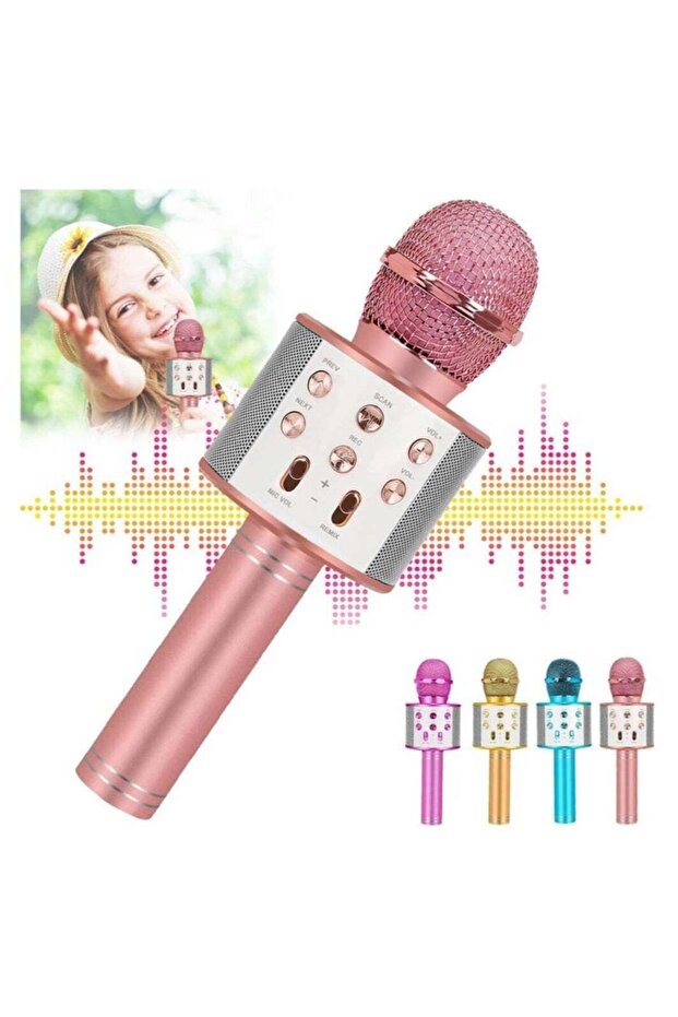 Bluetooth Karaoke Microphone Wireless,Portable Singing Microphone for Kids Adults,Karaoke Machine for Kids Toys