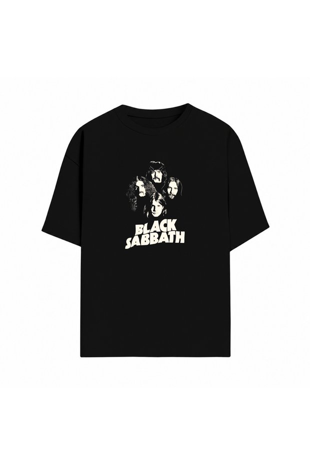 Black Sabbath Printed Oversize Unisex T-Shirt | Specially Designed High-Quality Printed T-Shirt