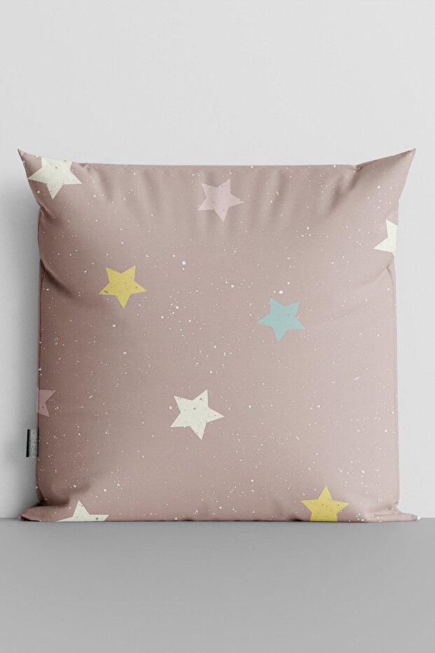 غطاء وسادة مطبوع رقميًا على الوجهين من Colorful Stars-1047