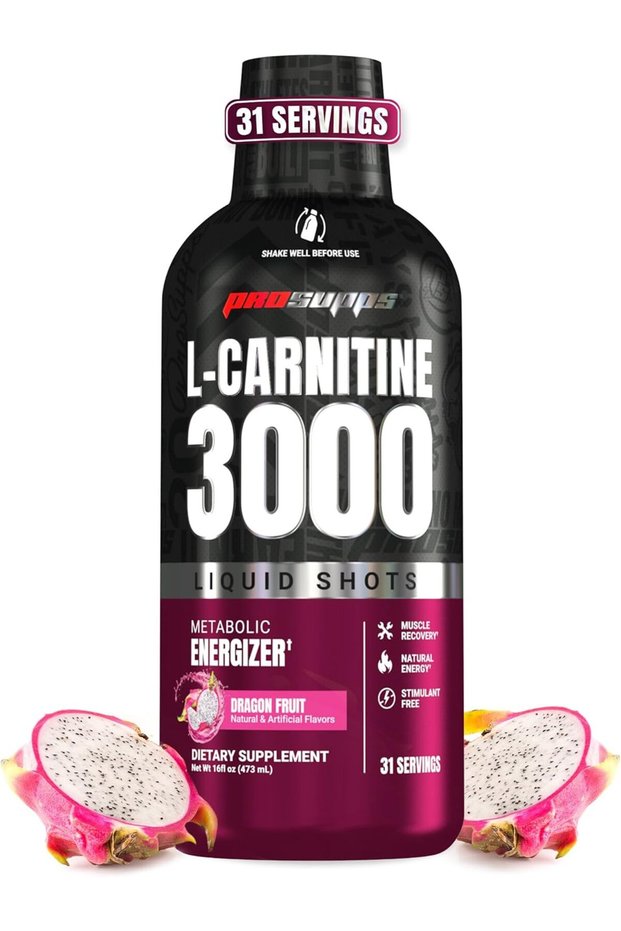 ® L-Carnitine 3000 Liquid, Stimulant Free Metabolic Enhancer, (31 Servings, Dragon Fruit)