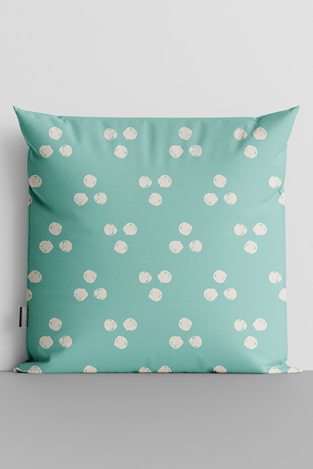 Round Dots Double-Sided Digital Printed Throw Pillow Cover - 1682