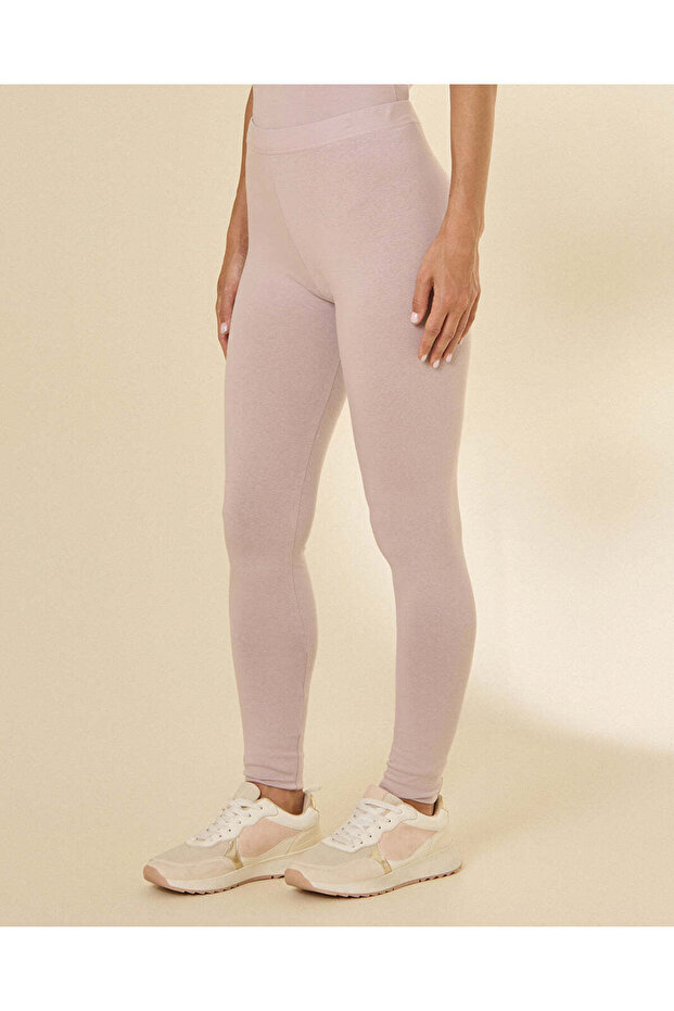 Women Pink Full Leggings