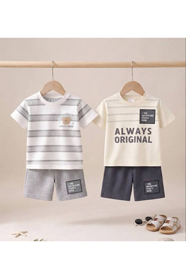 Boy's 2-Piece Cotton Summer Set
