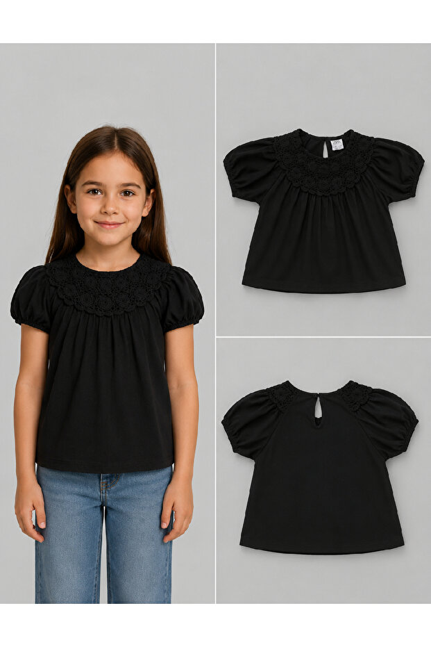 Bluza, Negru - 1