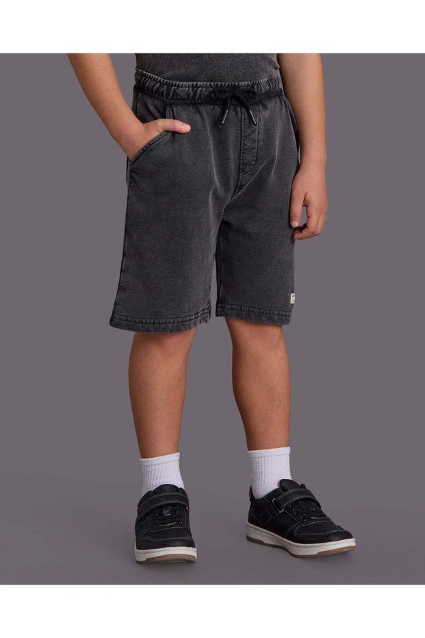 Boys Black Active Shorts