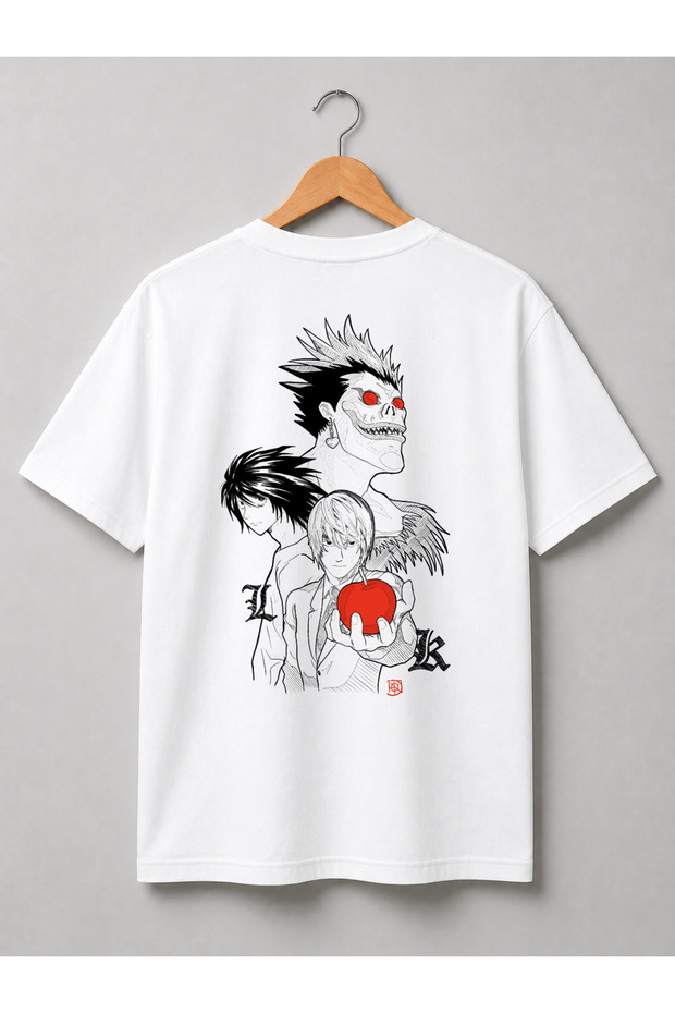 Death Note Designed Unisex Oversize Cotton Tshirt