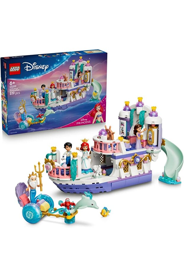 Disney Princess Ariel's Royal Wedding Boat, 519 Pieces