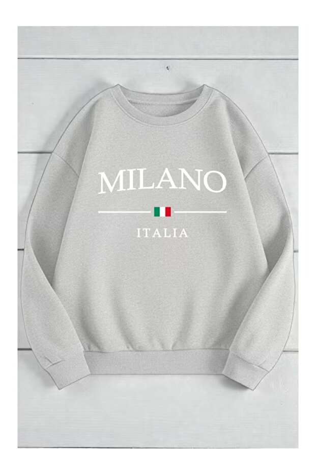 Men's Crewneck Printed Relaxed Fit Sweatshirt