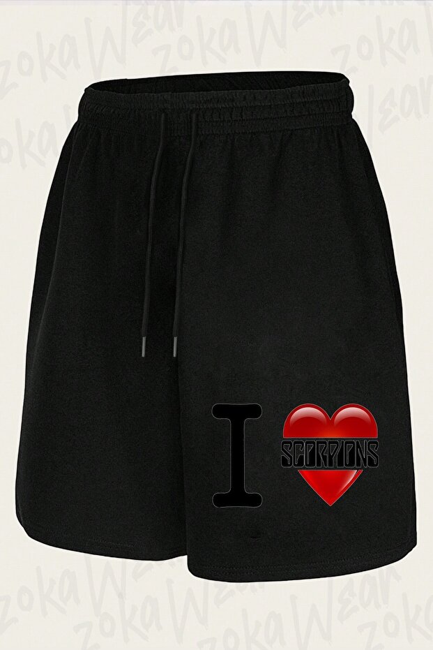 Unisex Scorpions V13 Design Printed Shorts